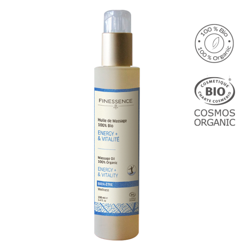 Huile de Massage Bio Énergie et Vitalité