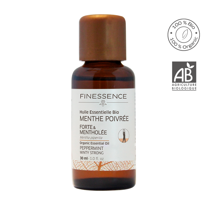 Huile essentielle bio Menthe poivrée 15 ml - Canac