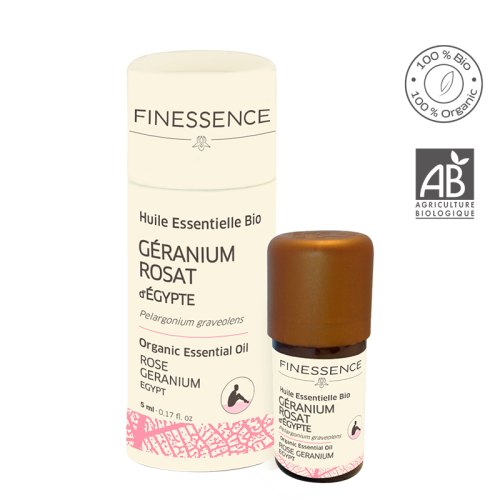 Huile Essentielle Géranium Rosat d'Egypte BIO 5ml